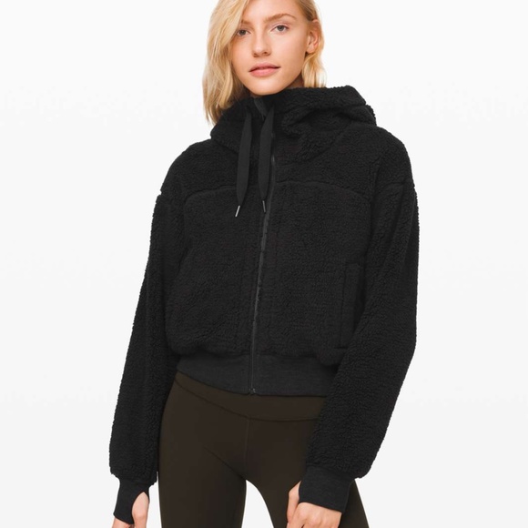 lululemon athletica Jackets & Blazers - Lululemon Short Sweet and Sherpa Jacket, BLK